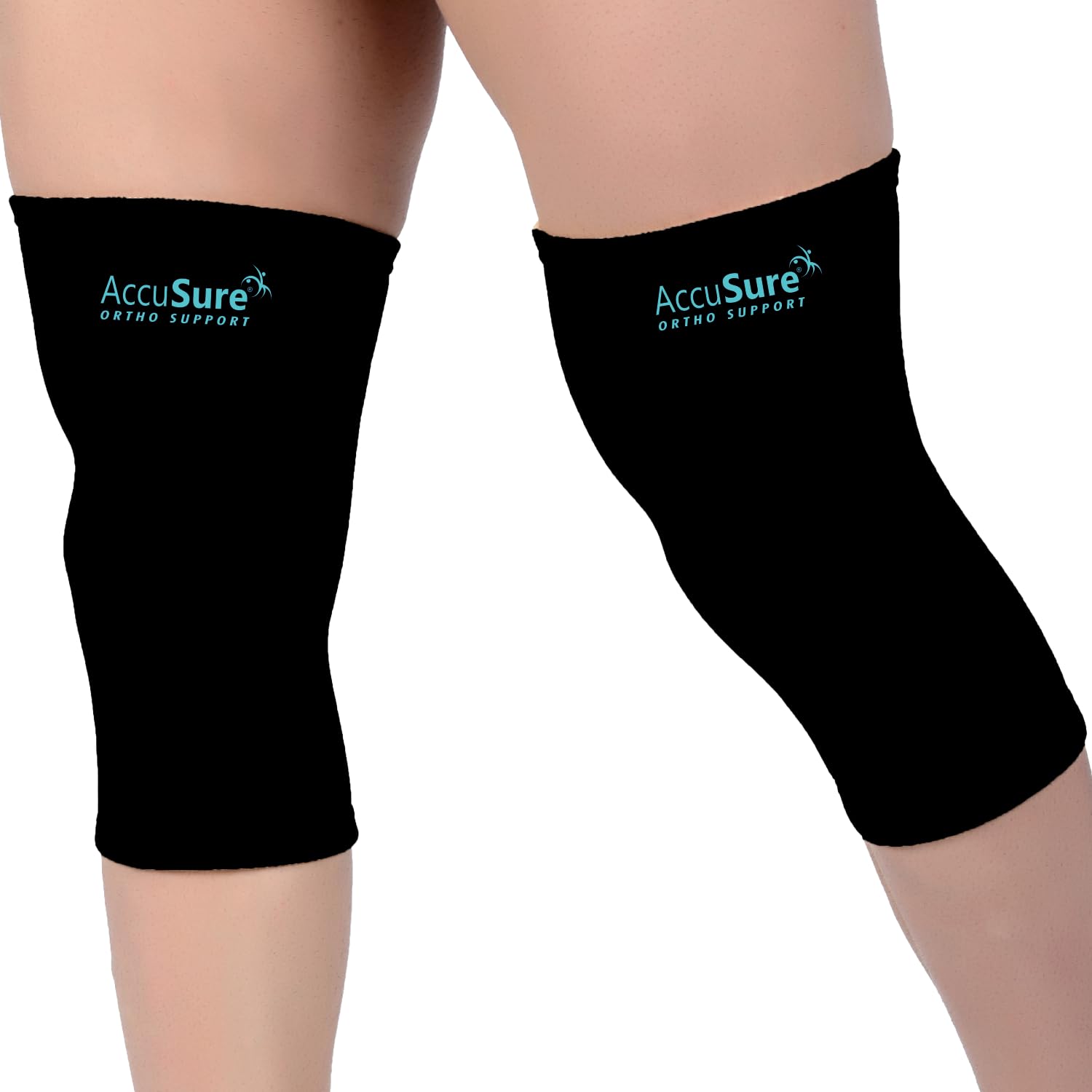 AccuSure Orthopedic Pain Relief Knee Support Cap Brace/Sleeves Pair For Sports, Pain Relief, Compression Support, Exercise, Gym, Running, Cycling, Knee Cap Guard Brace Knee Support For Men And Women-S (B0D73Y152Y) Amazon Price History, Amazon Price Tracker