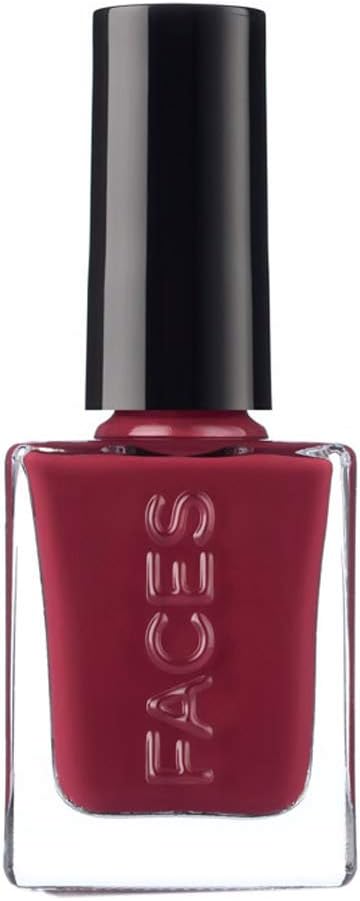 Faces Canada Glossy Nail Enamel Eddy 202(Maroon), 9 ml