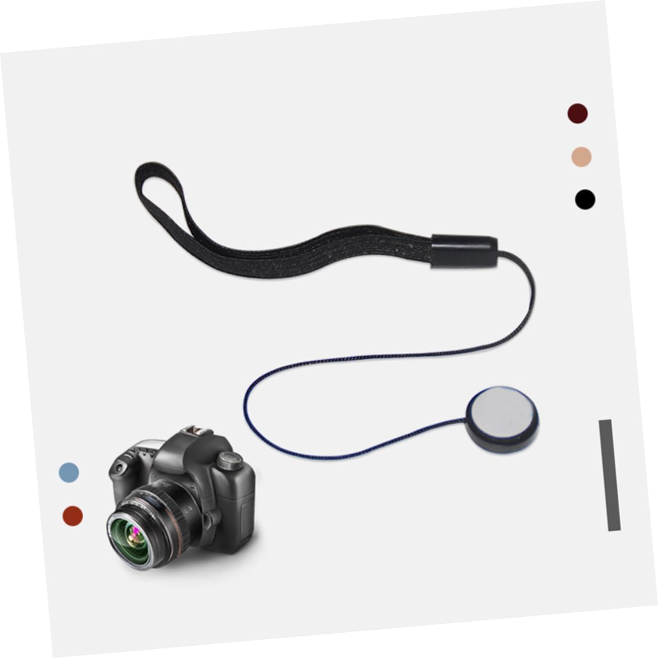 5 Set - Cinturino Da Polso in Poliestere Per Fotocamera Per Tracolle Per Fotocamera 20 Pezzi * 5