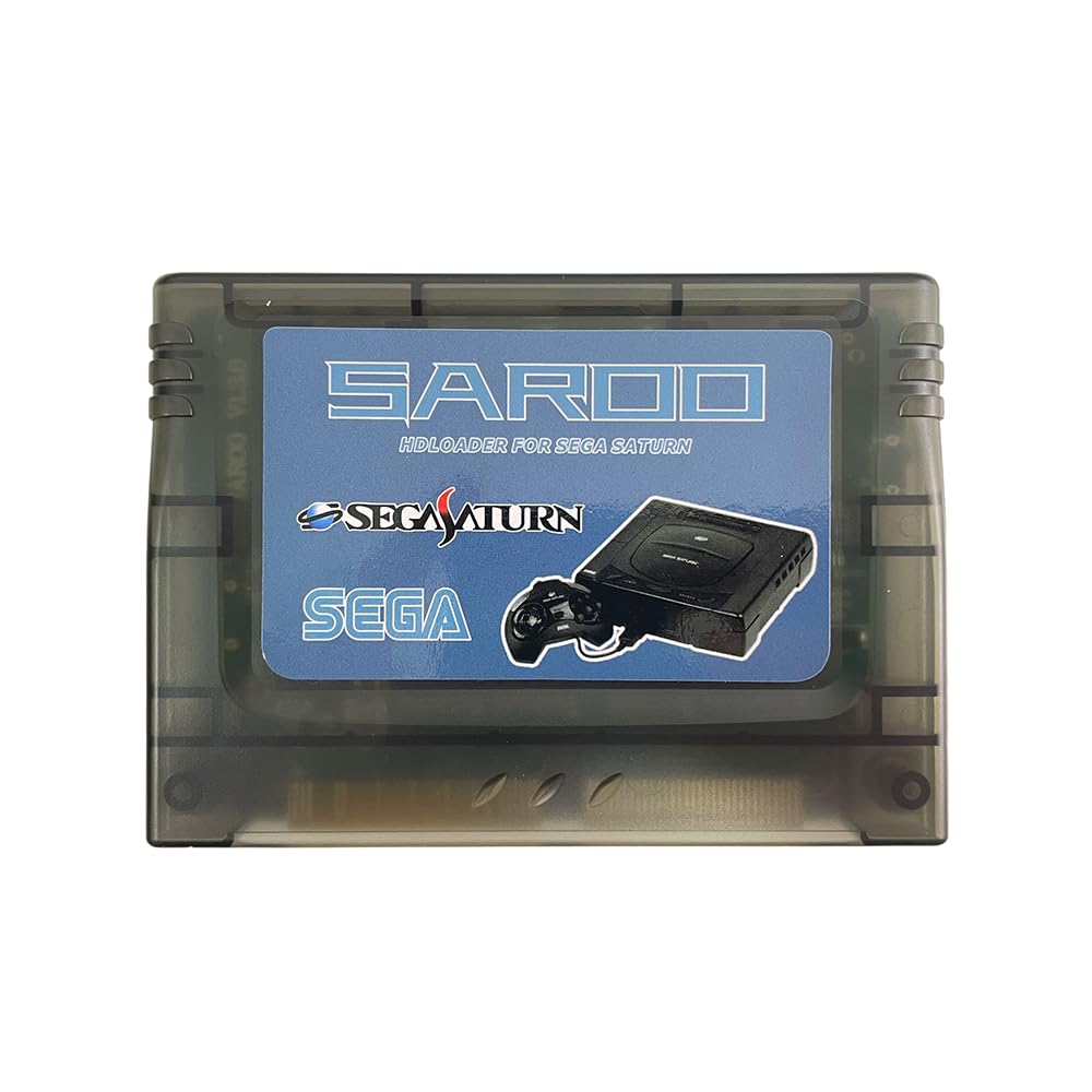 SAROO SS HD Loader Cartouche de lecture rapide pour cartes SD TF Menory pour jouer à des jeux sans CD pour Saturn avec 128 Go de jeux (SAROO 64 Go)