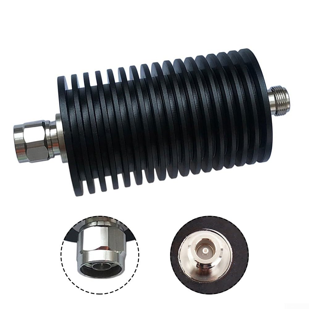 DC auf 4 GHz High Power 100 W Koaxial-Dämpfungsglied, 20 dB fest, N-Stecker auf Buchse, RF-Stecker, 50 Ohm Impedanz für präzise Signalsteuerung