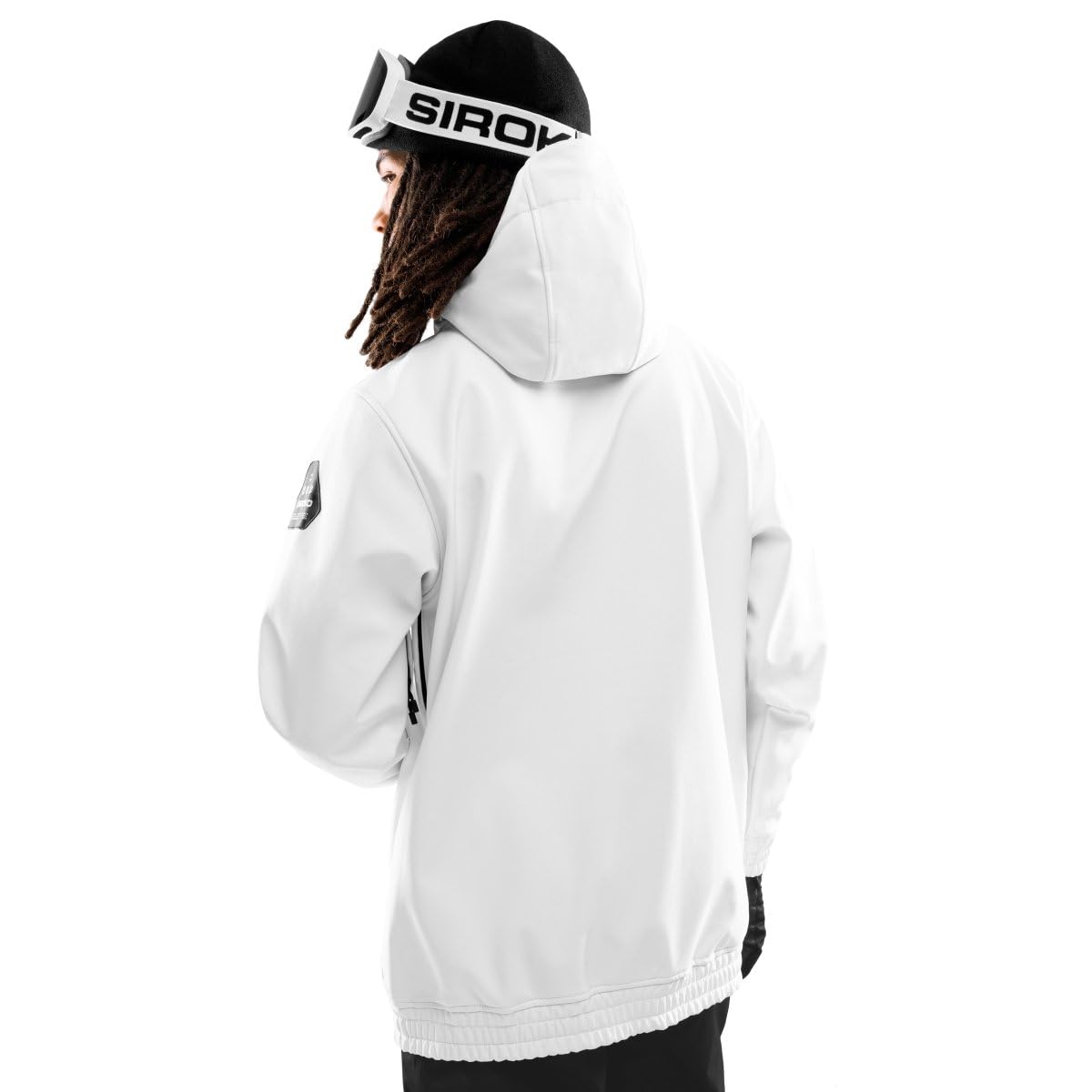 SIROKO - Kurtka Snowboardowa z Kieszenią Kangurką Siroko W3 Antarctica