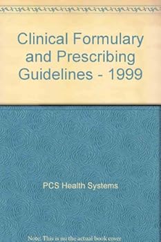 Paperback Clinical Formulary and Prescribing Guidelines - 1999 Book