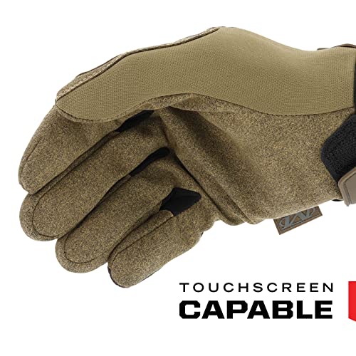 Image of Mechanix Wear: The Original Work Glove with Secure Fit, Synthetic Leather Performance Gloves for Multi-Purpose Use, Durable, Touchscreen Capable Safety Gloves for Men (Brown, Medium)