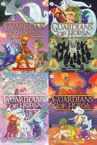 Guardians of Horsa Graphic Novel Collected Set: Legend of the Yearling; The Naysayers; Marked for Magic; The Fire Oath