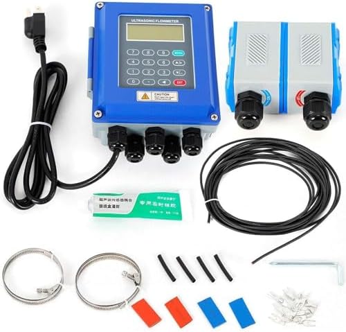 Portable Ultrasonic Flow Meter Tuf-2000B, Digital Liquid Flow Measurement Dn15-Dn6000mm, Fixed Clamp, Ideal for Water Supply, Chemicals & Energy Applications