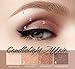 EDDIE FUNKHOUSER Luxlight Professional Eyeshadow Palette - 10 Nude and Neutral Shimmer Shades, Highly Pigmented, Highly Blendable Formula for Dramatic Long Lasting Effects