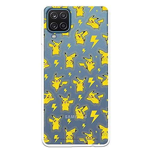 Étui pour Samsung Galaxy A12 - M12 officiel de Pokémon Patron Pikachu. Choisissez le design que vous aimez le plus pour votre Samsung Galaxy A12 - M12