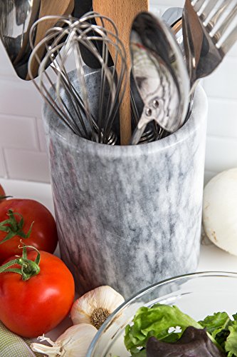 Fox Run Marble Utensil Holder, White #TOP5