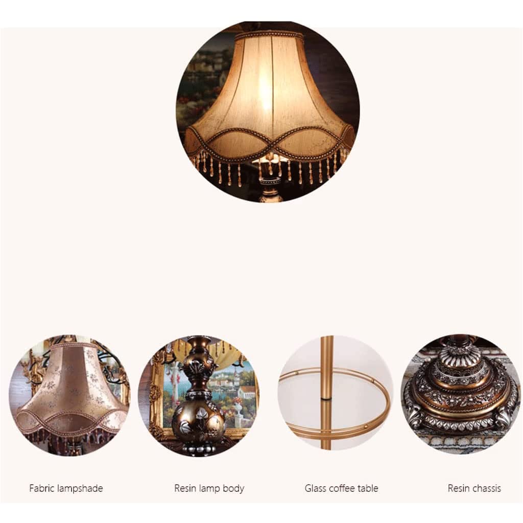 CCXXYGWJ Lampada da Alta Vintage - Lampada da a Luce Calda e Brillante per Camera da Letto e Soggiorno - Soluzione di Illuminazione Elegante per l'arredamento della casa - Lampada su palo