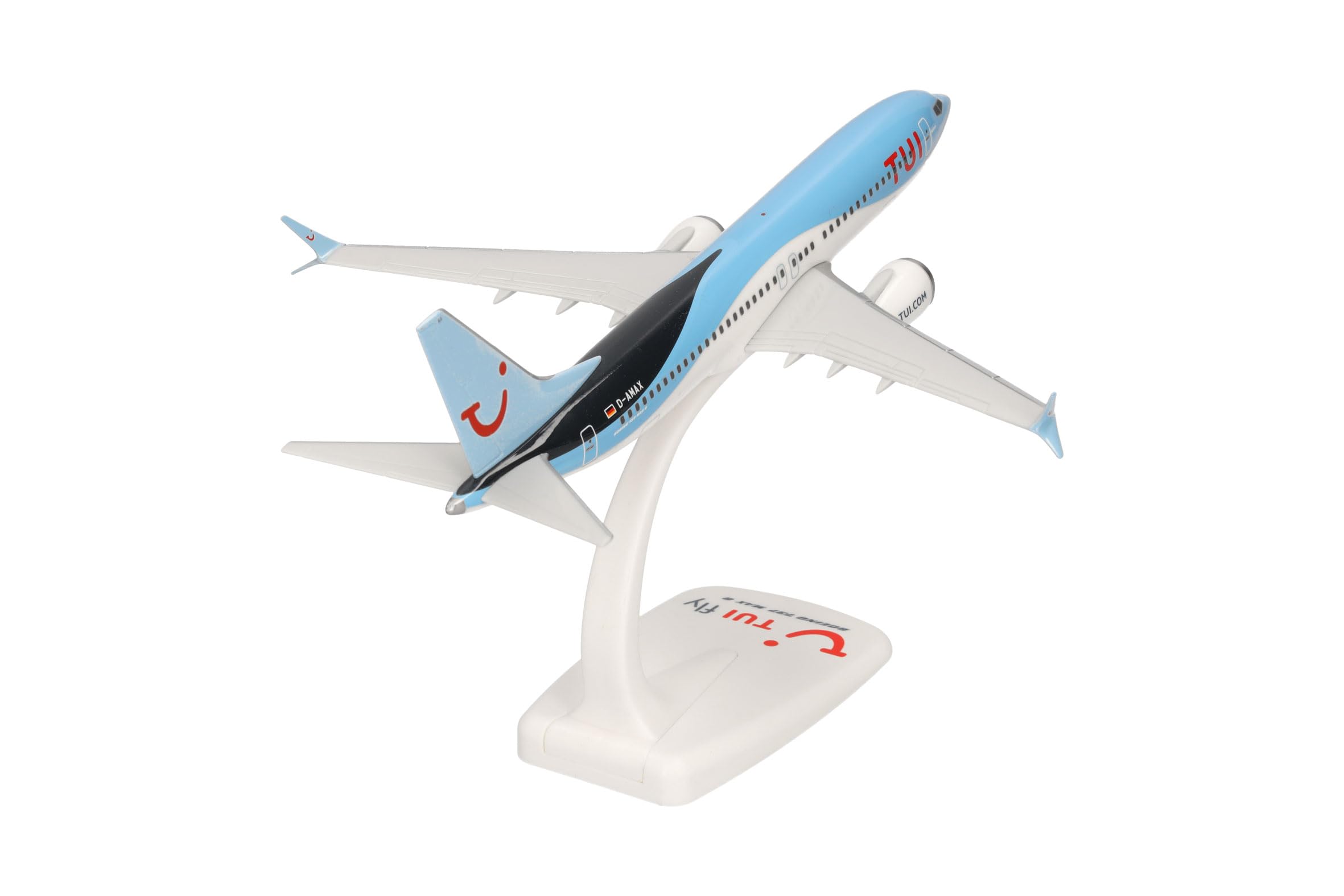 Herpa TUIfly Germany Boeing 737 Max 8 – D-AMAX Mallorca in miniatura per creazioni fai da te e regali, Multicolore, 612760