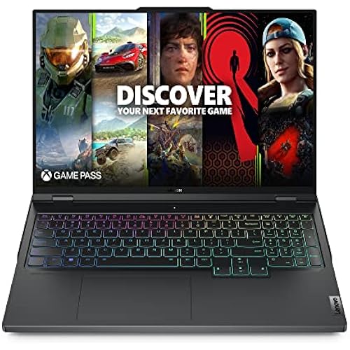 Lenovo Legion Pro 7i 16" QHD+ 500nits Gaming Laptop 240Hz Intel Core i9-13900HX 16GB RAM 1TB SSD NVIDIA GeForce RTX 4080 12GB Windows 11 Onyx Grey