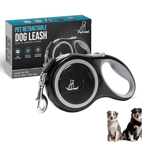 PetVest Retractable Dog Leash 26ft Heavy Duty