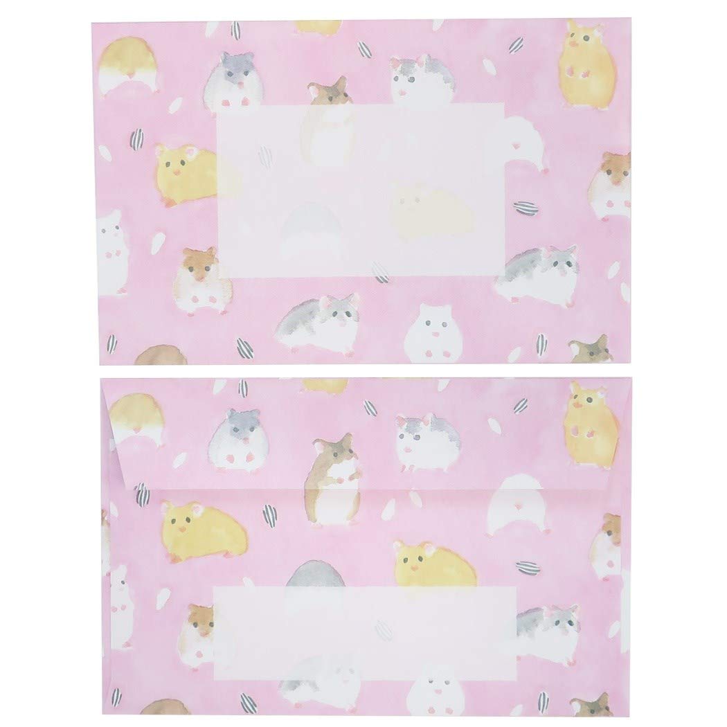 Amazon.co.jp: BROOCHIR レターセット【HAMSTER/ハムスター】手紙 封筒