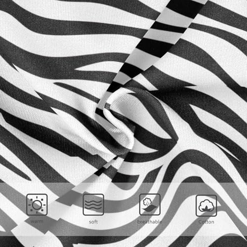 Funny Girls Underwear Toddler 2t Cotton Cute Panties Girl Zebra Stripe Black White Undies Kids Briefs3