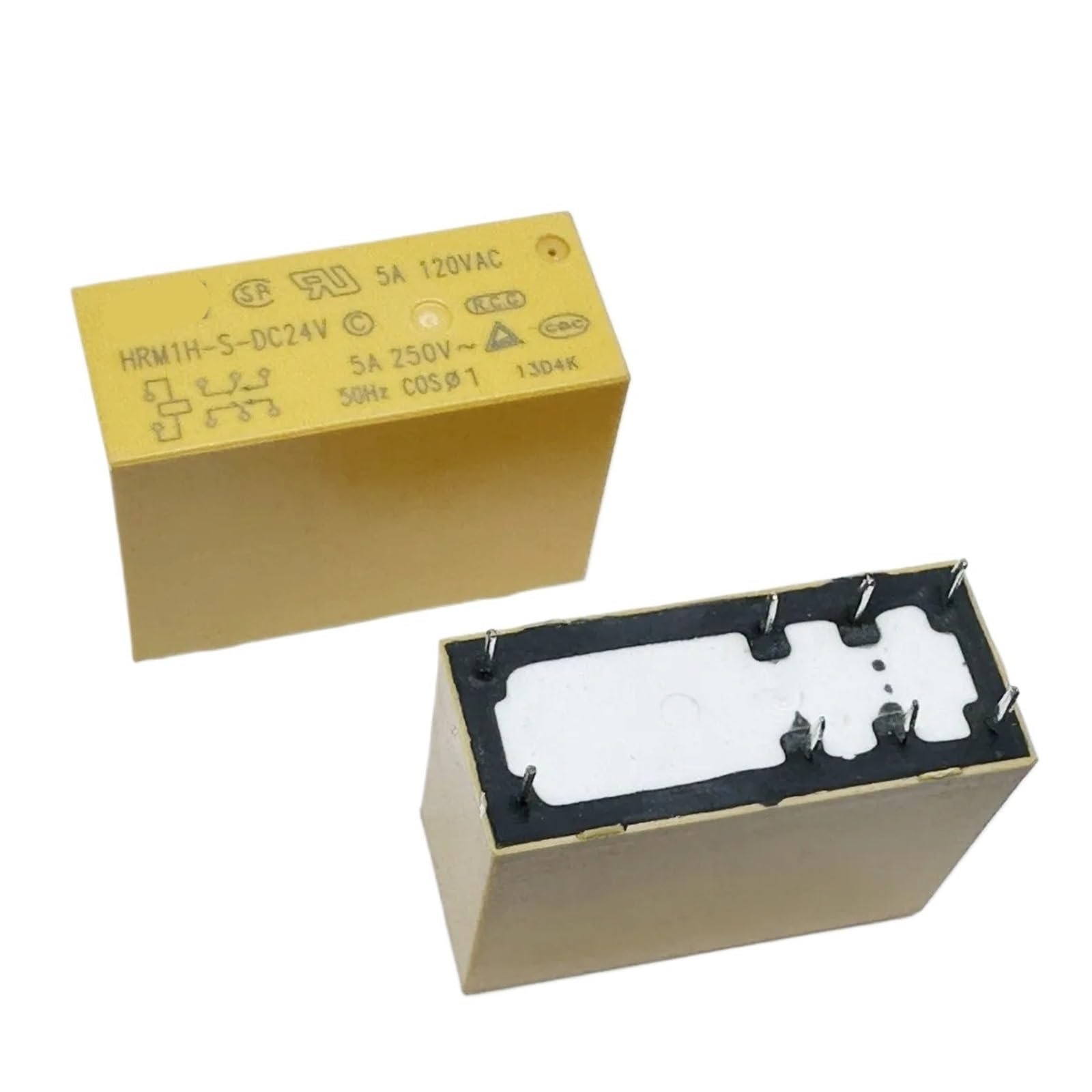 YZWRWRMKTB 1pc HRM1H-S-DC24V (14F2C-5A) Relay 8pins