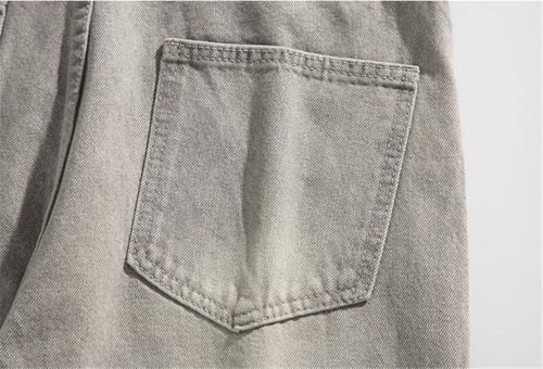 Men's Baggy Jeans Vintage High Street Wide Legs Denim Trousers2