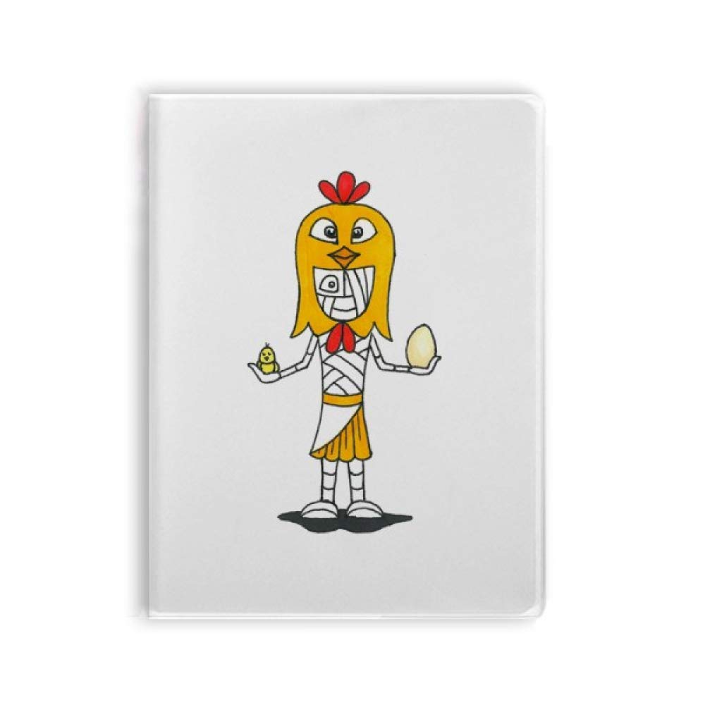 Carnet de notes chapeau de poulet avec couverture souple premium