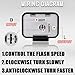 AICEL 2 Pin LED Electronic Flasher Relay, 4 Pack 12V Speed Adjustable Flasher Relay for Motorcycle Car Turn Signal Fix, Universal Relay Replacement for Hazard Warn Light Fast Hyper Flash (Black)