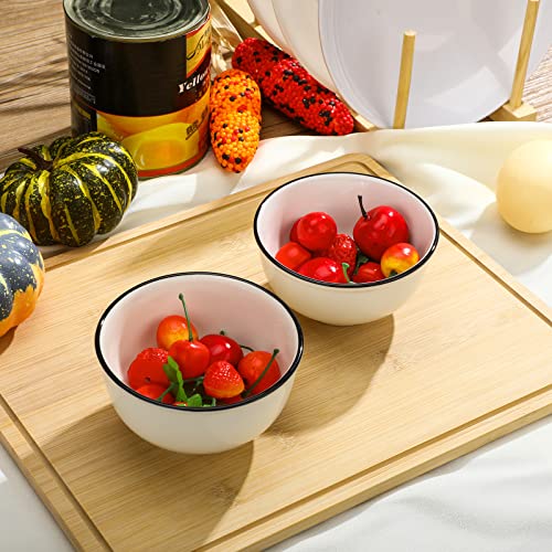 Set de 10 tablas de cortar de bambú Eaasty, rectangulares, con ranura para jugos, para cocina, carne, queso y verduras, bandeja resistente para servir miniatura 6