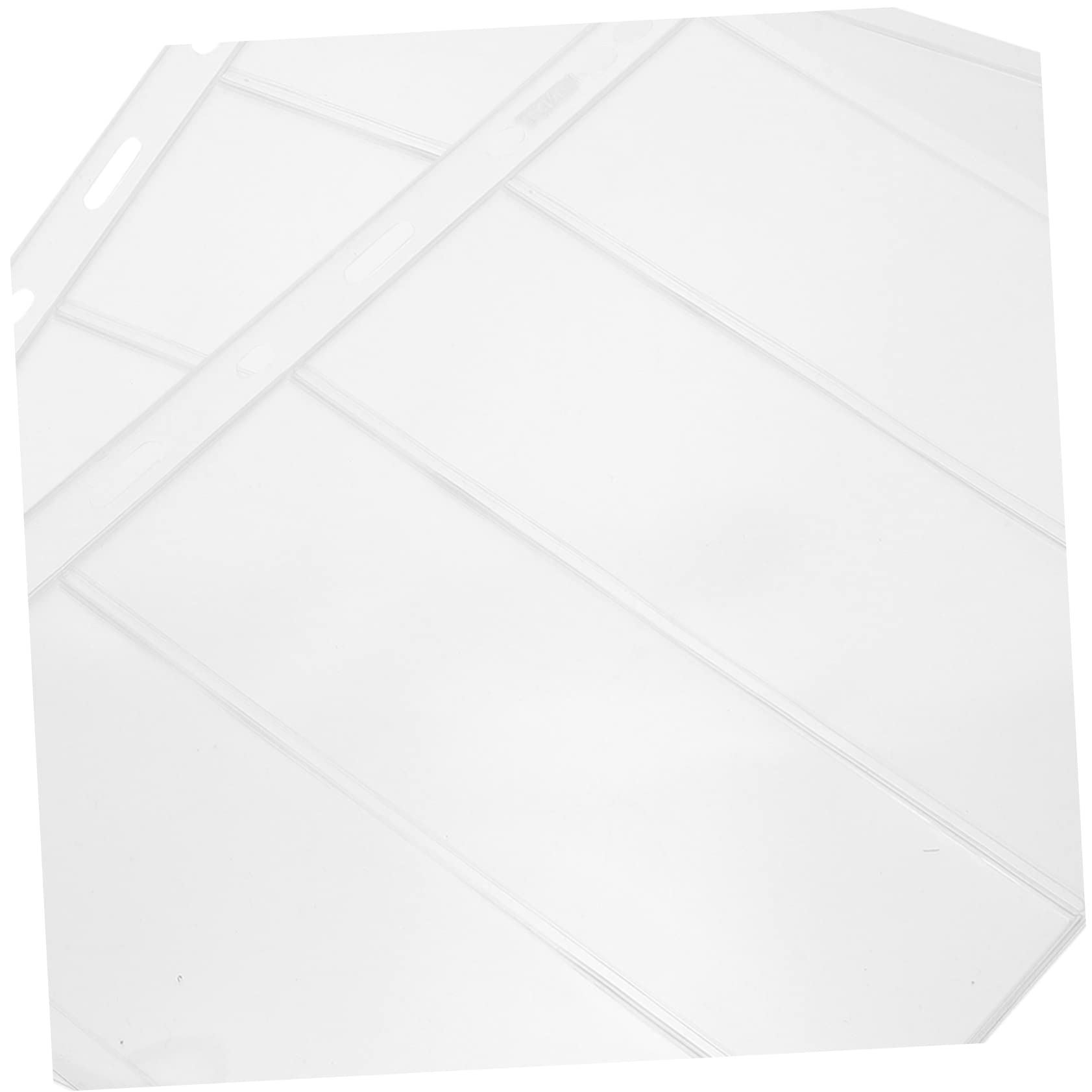 Album per Banconote da Collezione 20 Fogli Pvc per Raccoglitore | Pagine Trasparenti a 4 File, Formato Standard 9 Fori, per Archiviazione e Ordine delle Collezioni