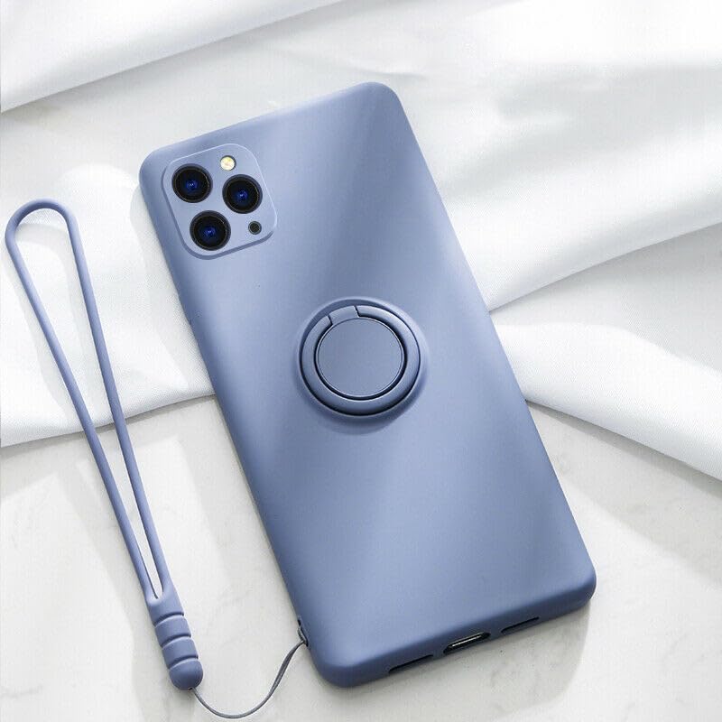 Coque iPhone 17 Pro Max rigide silicone gris lavande protection