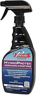 Presta HydroProtek Ceramic Coating - Spray-on Protectant for Boats & RVs/High Gloss Finish That Repels Water/Durable Hydrophobic Surface / 22oz (169622)