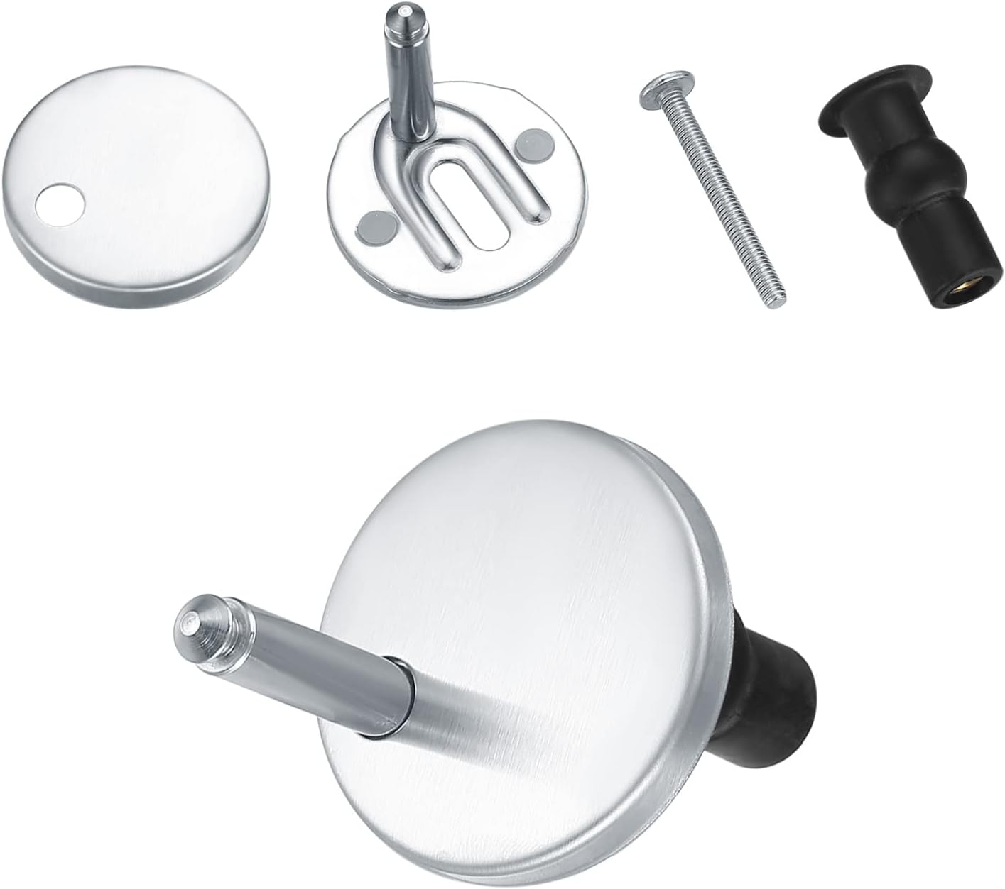 1 Pairs Toilet Seat Hinges Fixings Kit, Quick Release Top Fix Toilet