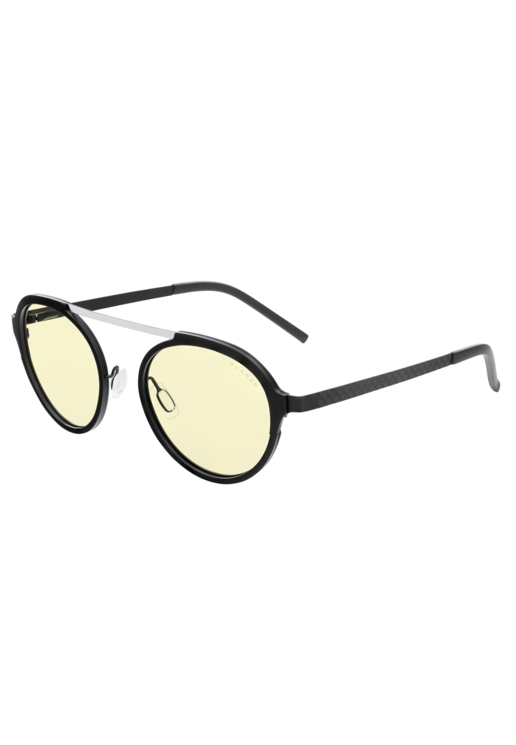 Gunnar Blaulichtfilter-Brille - Pacifica - Onyx/Silber - Amber
