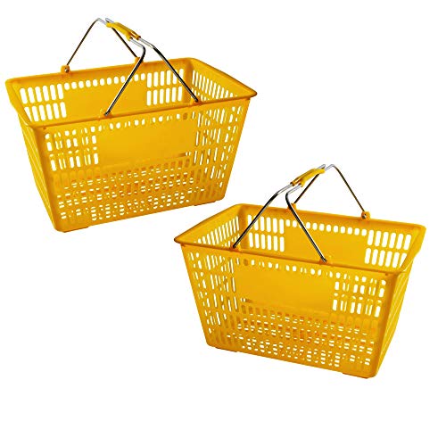 Only Hangers #9013 (2 YELLOW BASKETS) Yellow Shopping Baskets cover