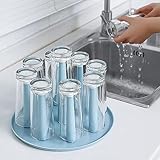 Zoom IMG-2 scolapiatti in vetro per bicchieri Zoom IMG-2 scolapiatti in vetro per bicchieri