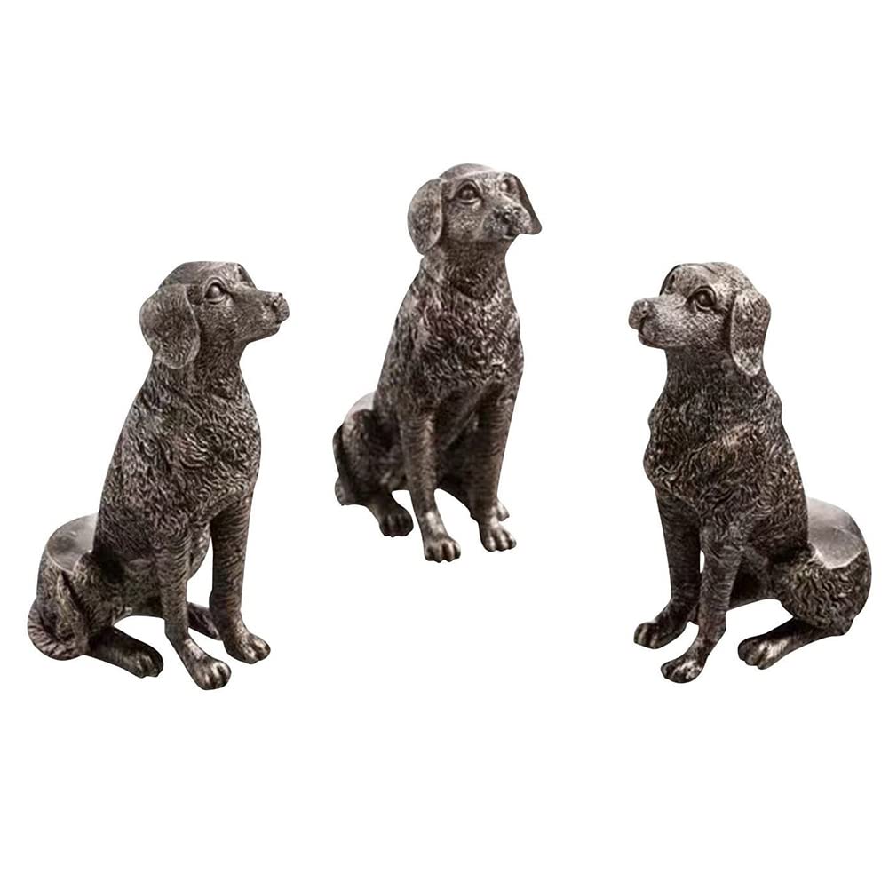 3Pcs/Set Mini Animal Shape Planter Support Feet,Plant Cat Dog Design Flower Pot Risers Holders Stand Holder for Indoor and Outdoor to Improve (DOG)