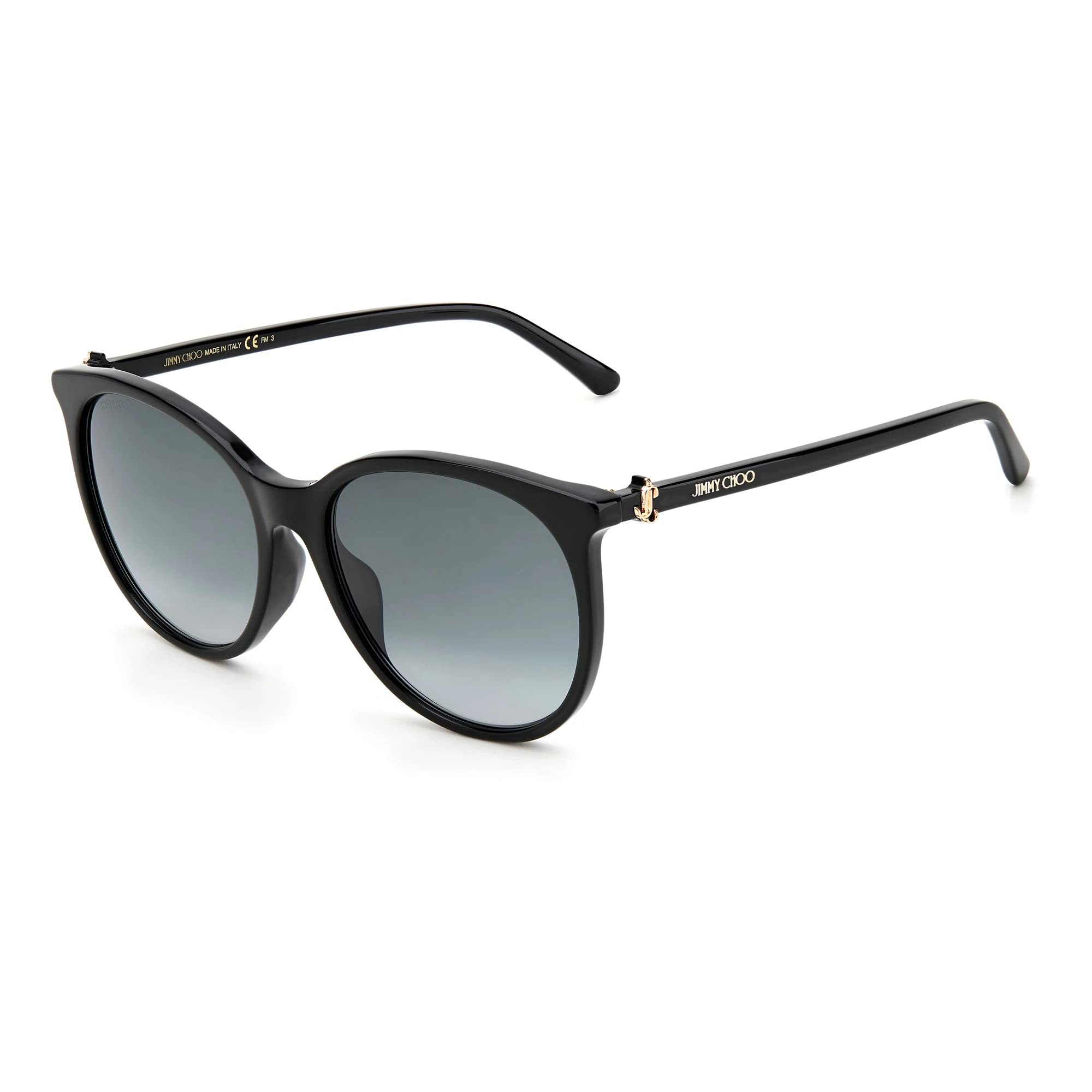Jimmy Choo ILANAFSK Black gold copper 57/18/145 WOMAN Sunglasses