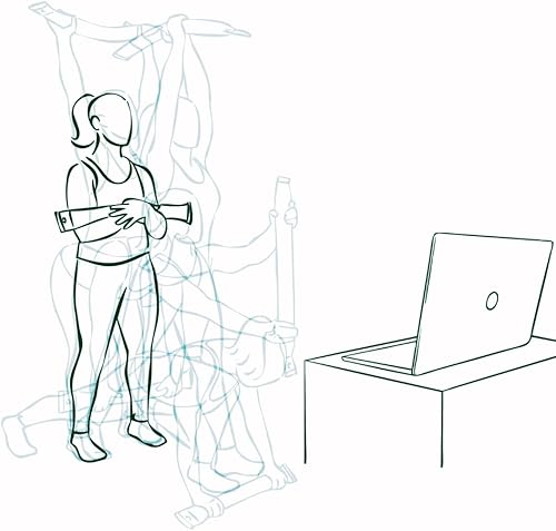 Miniatura 9 de FitFighter Steelhose  Peso libre flexible  Mancuerna 5 en 1, pesas rusas, bolsa de arena, pelota medicinal y trineo  Pesas de gimnasio en casa para