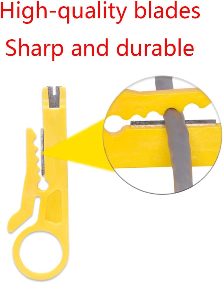 Mini Portable Wire Stripper Knife Crimper Pliers Cable Stripping Wire Cutter