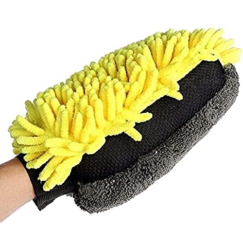 Image of CAR SAAZ Foam X Car & Bike Wash Foam Shampoo (1 LTR) with Waterproof Microfiber Mitt Hand Glove | Premium Foam Shampoo for Super Clean Wash | pH Neutral, Thick Suds, Highly Effective (1000 ml)