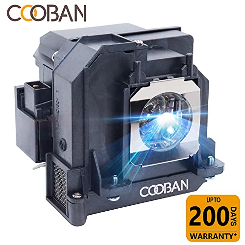 Image of COOBAN ELPLP80 /ELPLP79 Replacement Projector Lamp Bulb with Housing for Epson BrightLink pro 595Wi 585Wi 1420Wi?EB-570 EB-575W EB-575Wi PowerLite 570 /PowerLite 575W /BrightLink 575Wi Projector Lamp