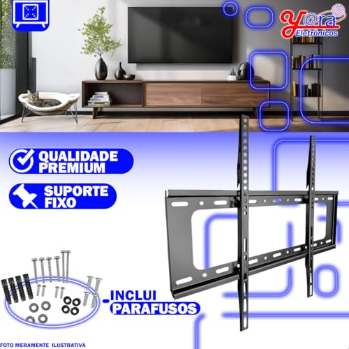 Suporte De Parede Fixo Para Tv De 40 a 80