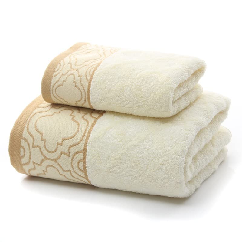 Cotton Super Soft Adult Bath Towel Good Water Absorbent Jacquard Towel for Home Hotel Face Towels Color A