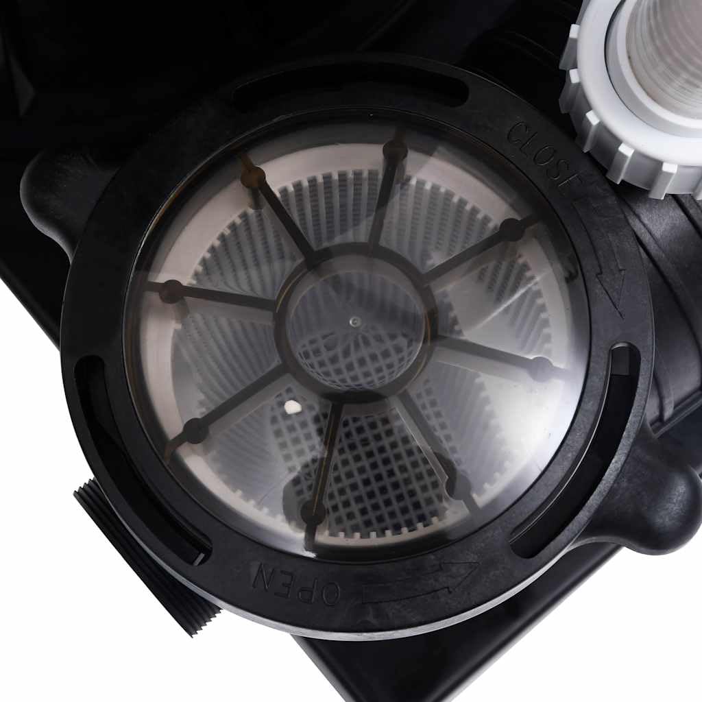 Filtre à sable avec pompe 1000 W 18 m³/h pour piscines, valve 7 voies, préfiltre inclus, pour raccord de tuyau de 32 mm ou 38 mm