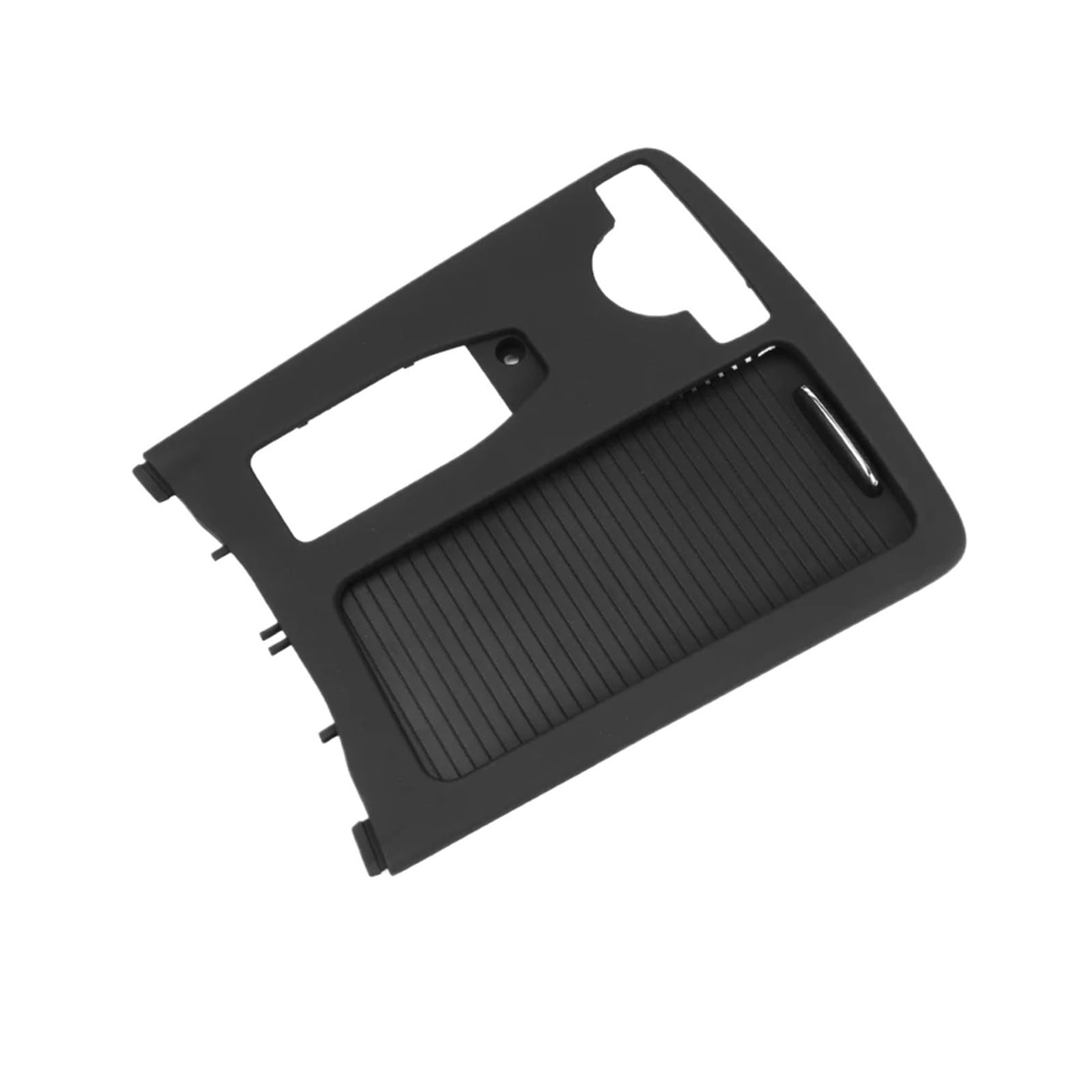 Armsteun Richter Bush Osłona konsoli środkowej samochodu, osłona uchwytu na kubek z wodą, pasuje do Mercedesa-Benz W204 W212(Model C Black)