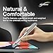 BoxWave Stylus Pen Compatible with Hopoocolor Spectrometer OHSP350 - DualTip Capacitive Stylus, Fiber Tip Disc Tip Capacitive Stylus Pen - Metallic Silver