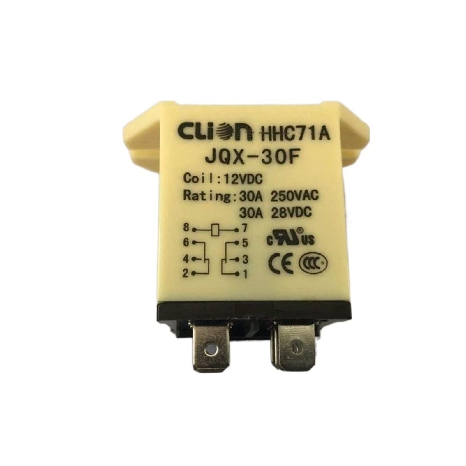 Relais JQX-30F 2Z 30A résistant pour remplacer un contacteur usé