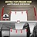 Golf Hitting Net with Impact Screen 10 X 8 ft Golf Net with HD Simulator Screen & Target Cloth for Home Backyard Garage Golf Simulator Cage for Swing Training Indoor Outdoor Use by DHUAFDD