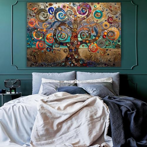 Cuadro abstracto sala de estar decoración mural moderna dormitorio 80x120 4