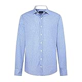 Eleva il tuo abbigliamento smart-casual con la camicia con stampa H Hackett. Tagliata su una vestibilità slim e realizzata in popeline di cotone premium, la camicia offre una silhouette maschile e un aspetto nitido. Caratterizzata da un colletto a scomparsa, polsini abbottonati e colletto e polsini a contrasto, mentre il motivo di stampa 