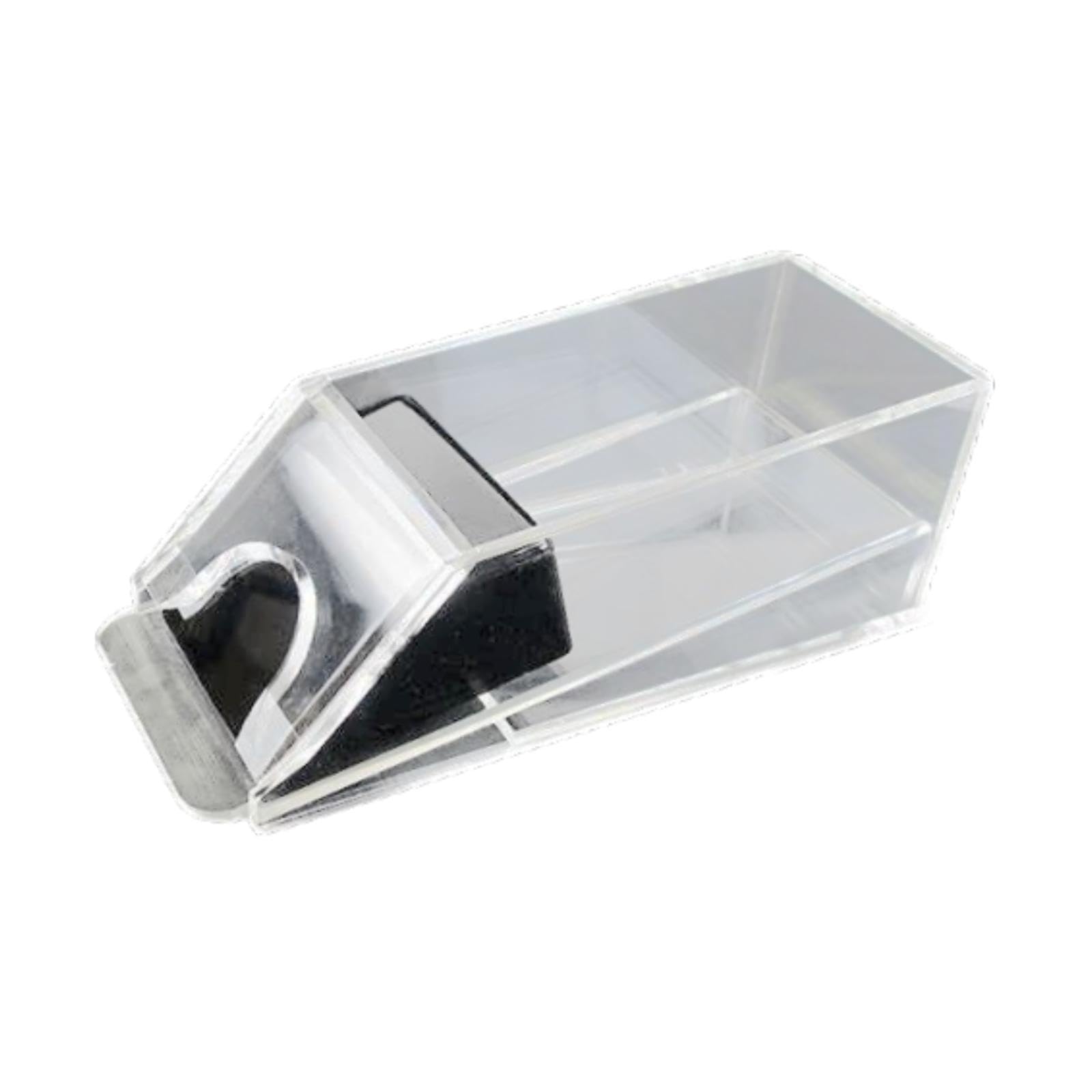 predolo Card Dealer Shoe Transparente Profesional de Cartas Dispensador de Bandeja Multifuncional Acrílico Robusto Borde Suave Adecuado para, Distribuidor de Cartas de 4 Mazos
