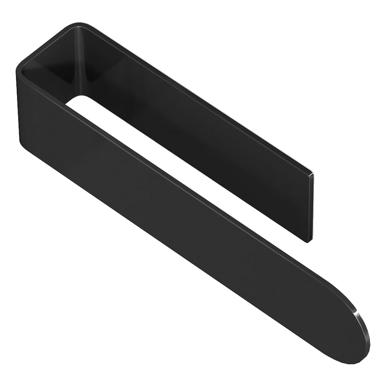 Photo 1 of ***ADHESIVE NO LONGER STICKY***Adhesive Towel Holder, Self Adhesive Hand Towel Racks for Bathroom Wall Mounted, 8 Inch Square Hand Towel Bar Stick on Wall for Kitchen Cabinet RV, Black***ADHESIVE NO LONGER STICKY***
