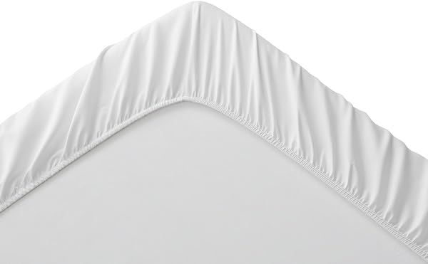Degrees Home Collection - Sábana Bajera Ajustable 150x190x33 cm - Microfibra de poliéster, Calidad Oeko Tex sin tóxicos, Super Suave - Blanco - 4