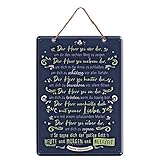 spruchtafeln metall  Spruchtafel »Irischer Segen«